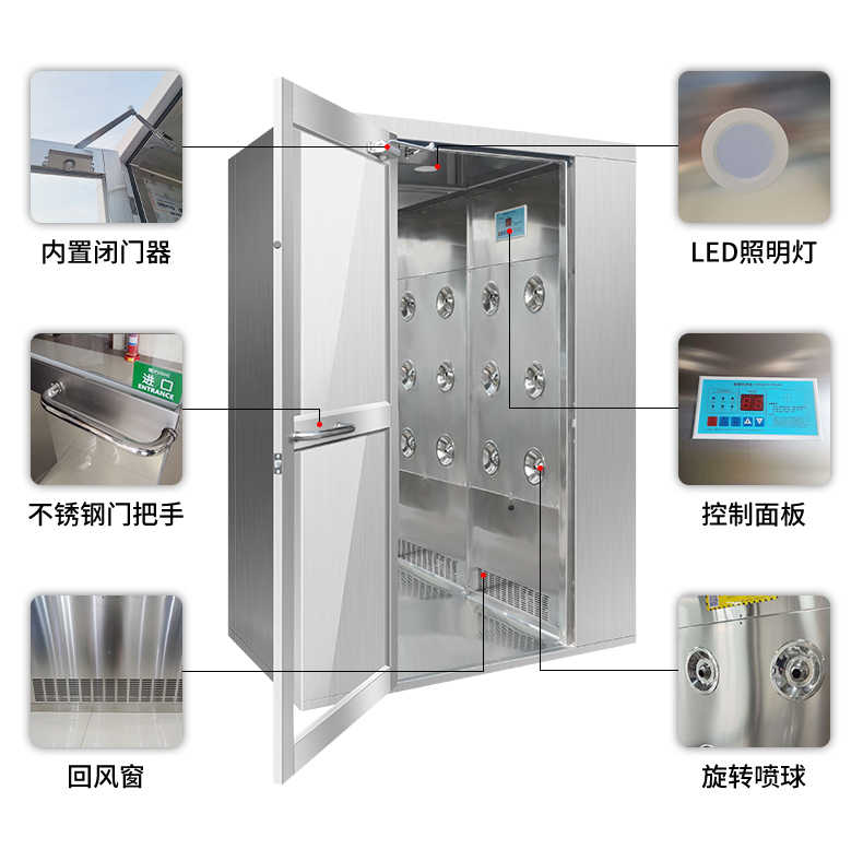 七台河农用双人三吹风淋门